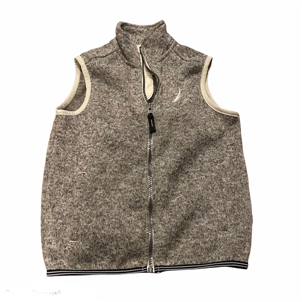 Nautica Full-Zip Sleeveless Fleece Vest – Size M 5/6
